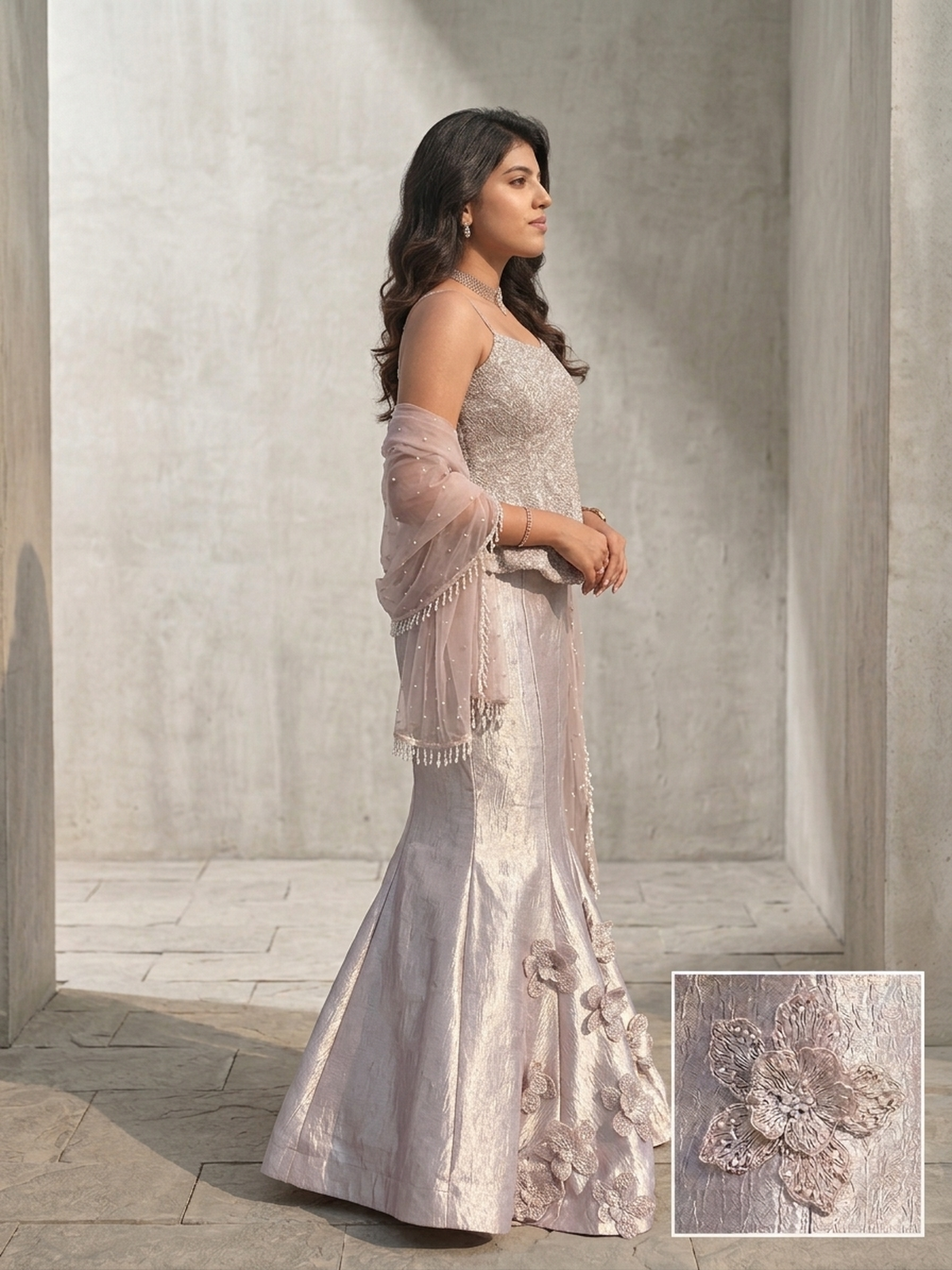 Mouve mermaid skirt