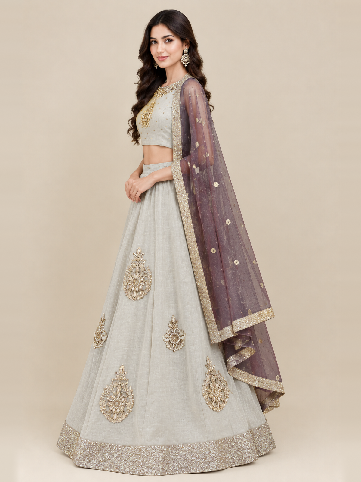 Golden lehenga