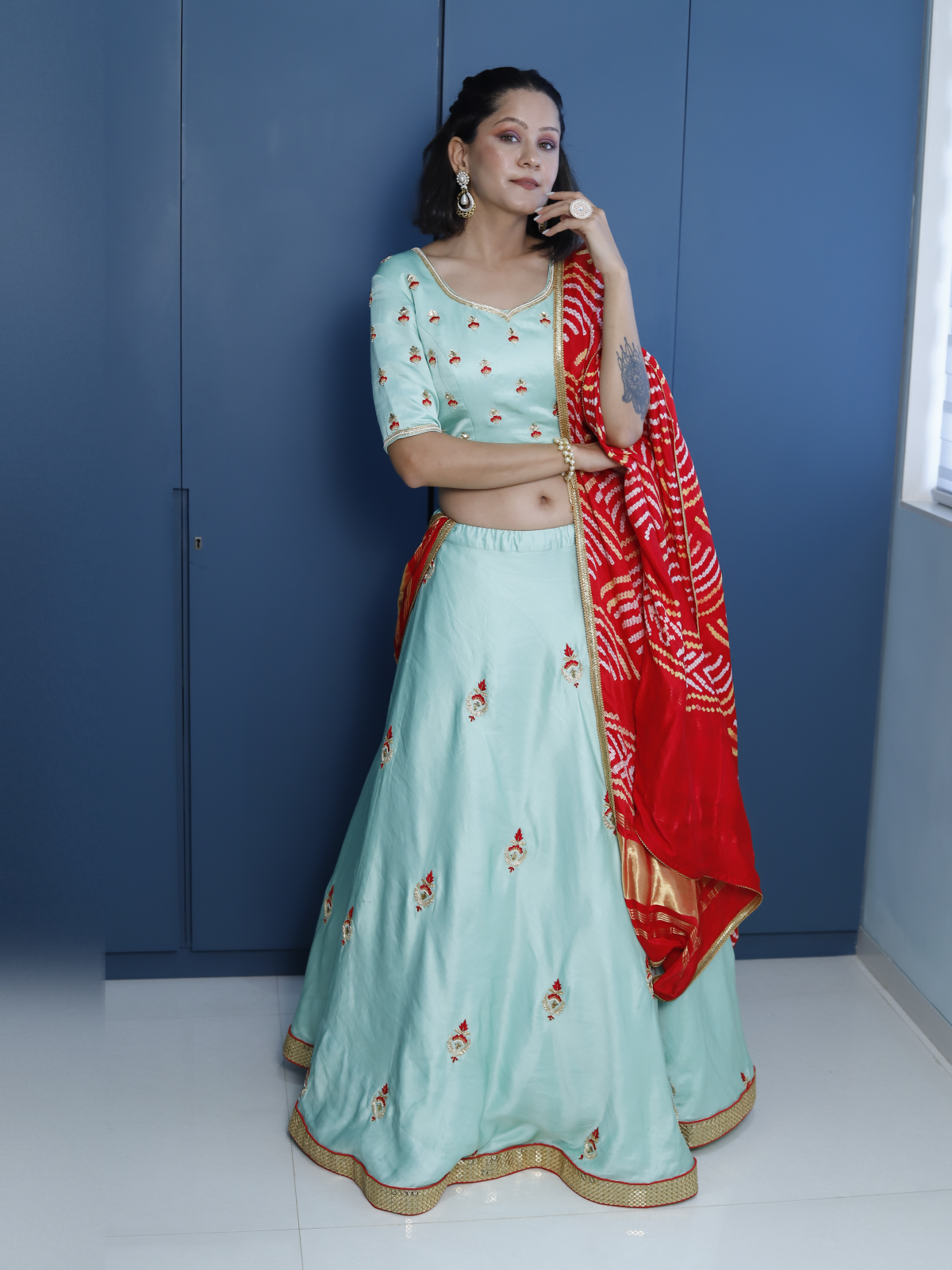 Pure silk Lehenga Dupatta