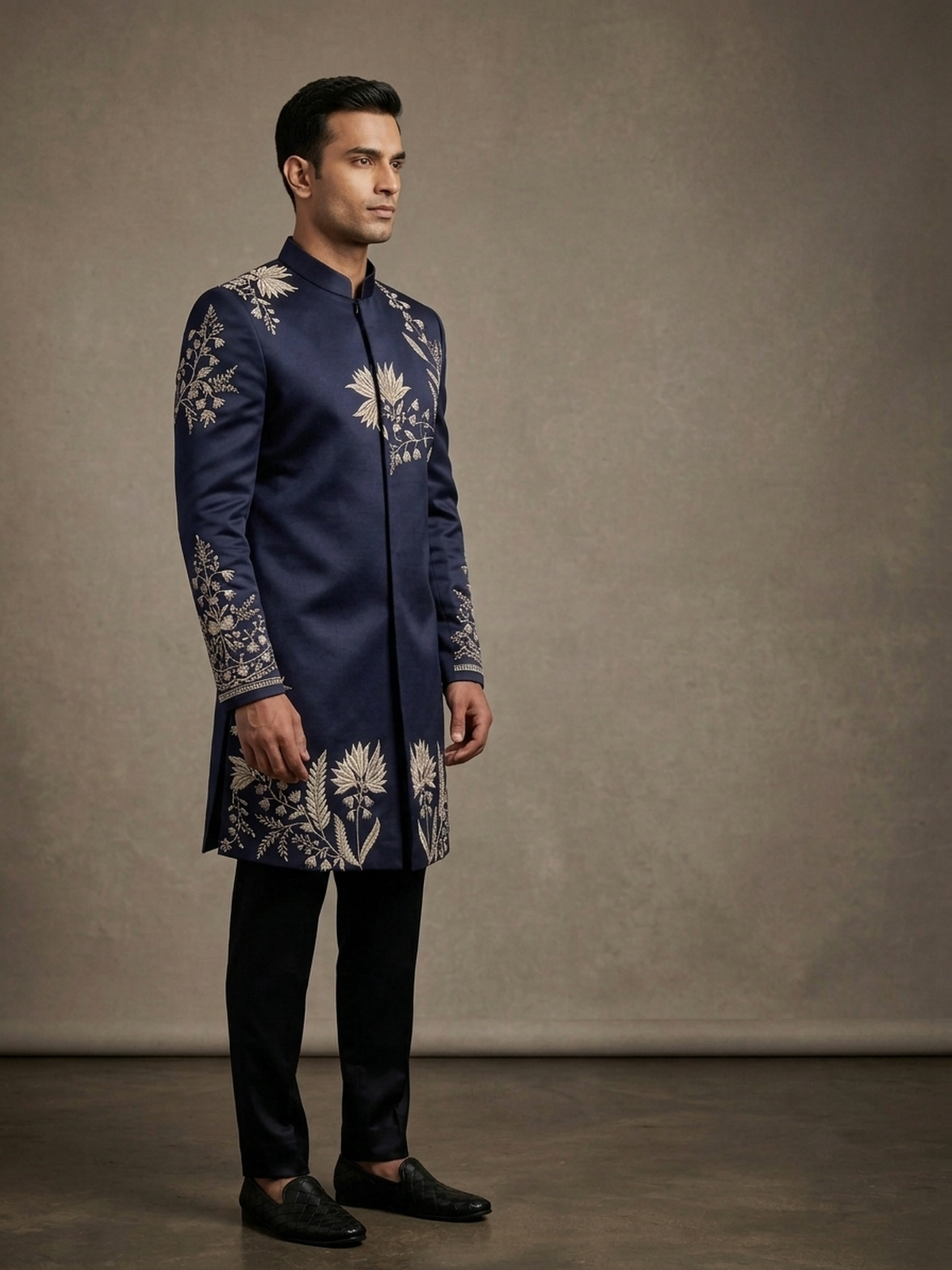 Blue jodhpuri set