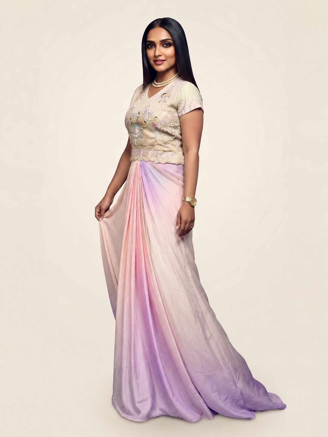 Dhoti skirt set