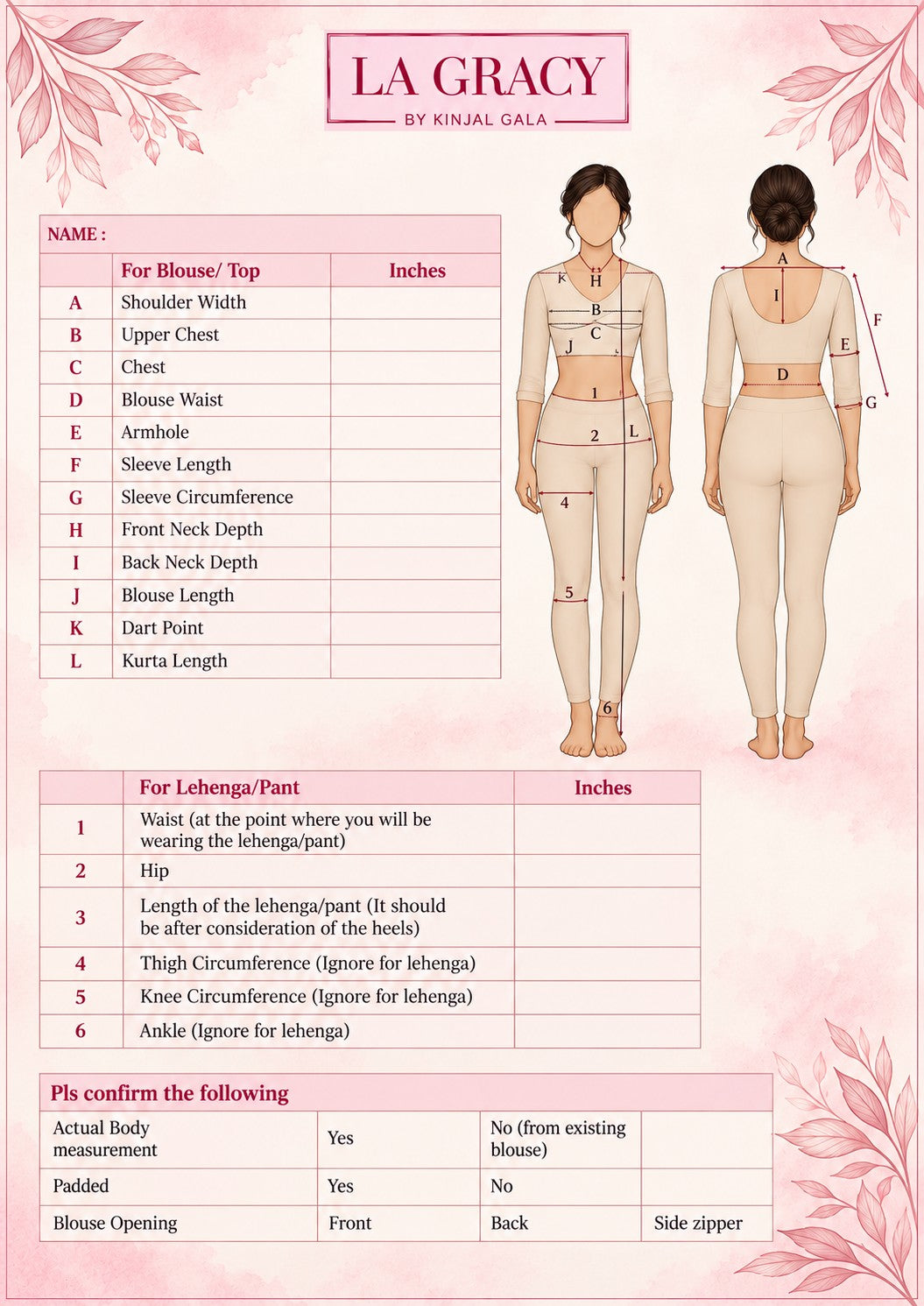 Women's Measurement Guide